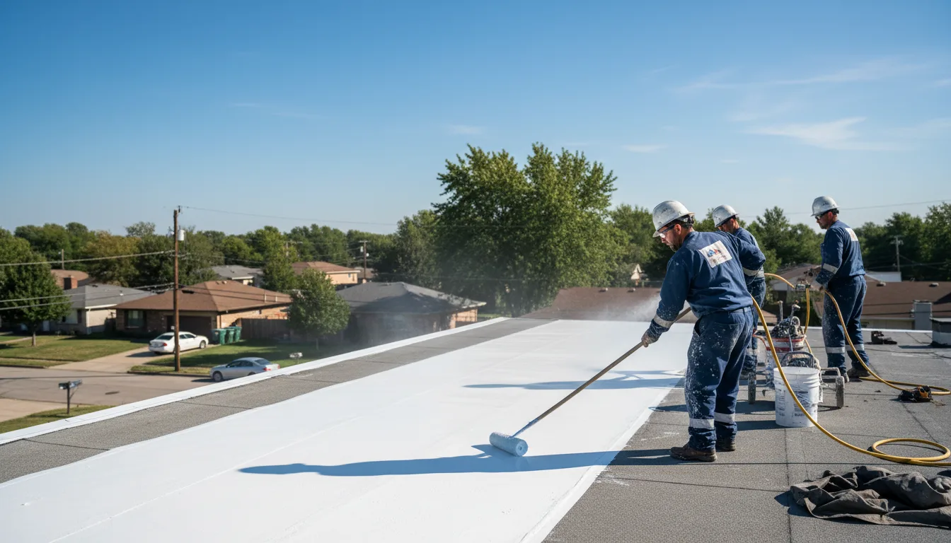 Commercial roof coating in Plainfield, OH near me